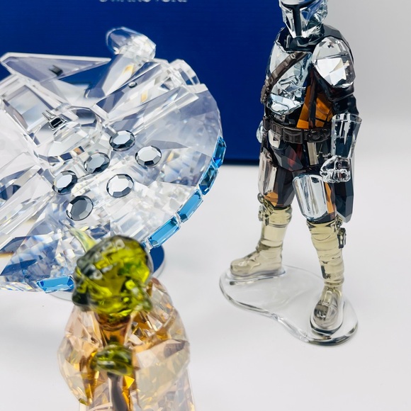 Swarovski Star Wars Crystal Figurines Set with box and certificate - Picture 5 of 7